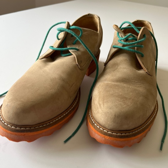 Fluevog Camel leather sporty oxfords size 9.5 USA Women - Picture 8 of 8